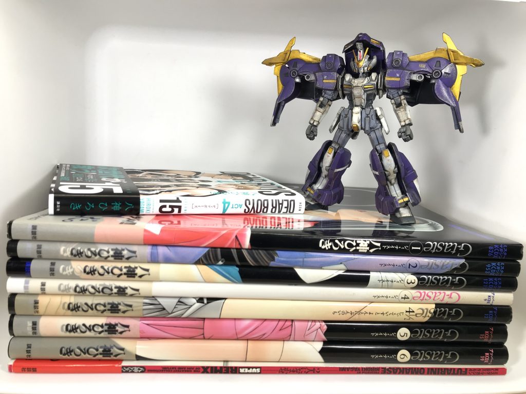 撮影してて思ったのですが…G-tasteの7巻がないではないか…ルナ先生の4巻探すついでに一緒に古本屋行ったときに探さんと…😭