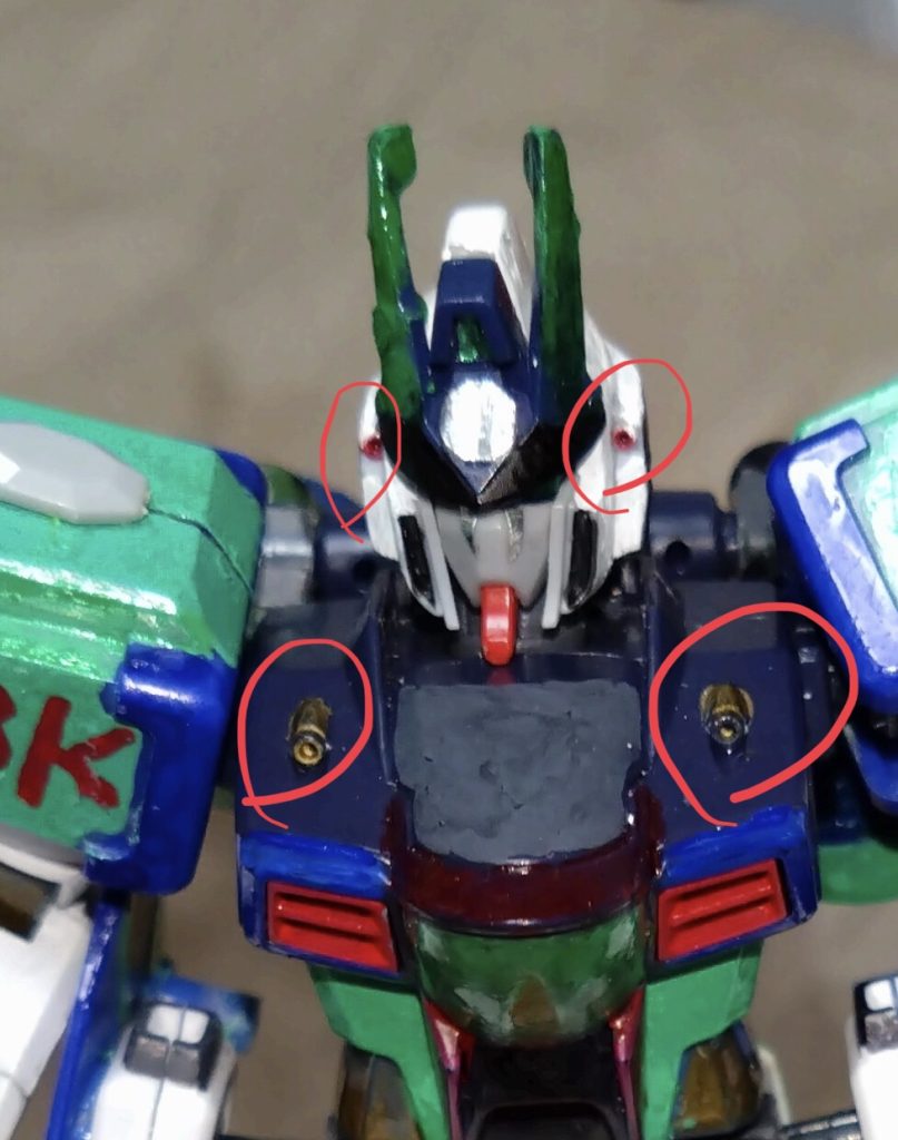 バルカン砲内蔵された4門の機関砲。