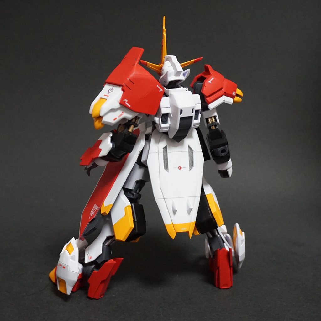 HGIBO ガンダム端白星アレクトール–3枚目/制作者：@Under_NM_Design