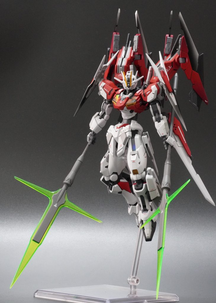 ●ビームパルチザン装備元々はディランザで余ったランスが使いたくてコンセプトを考えていました。これはこれでカッコいい!武器にオプションがあるのいいですよね!