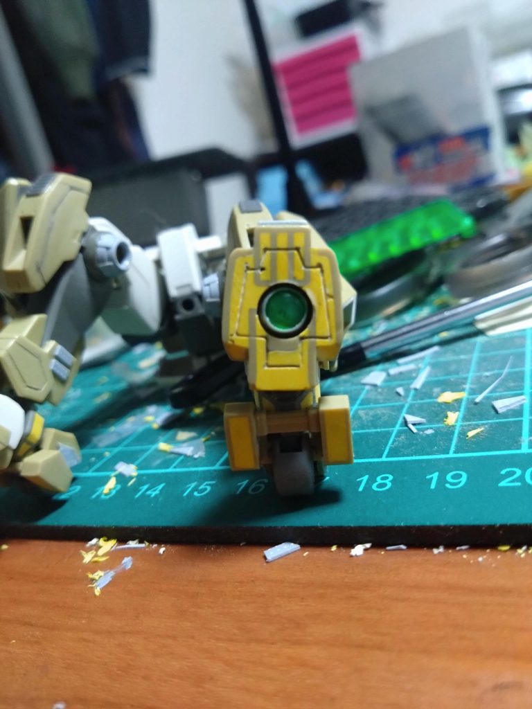 足の裏・肩のバーニアはオリジナルバーニアを作成