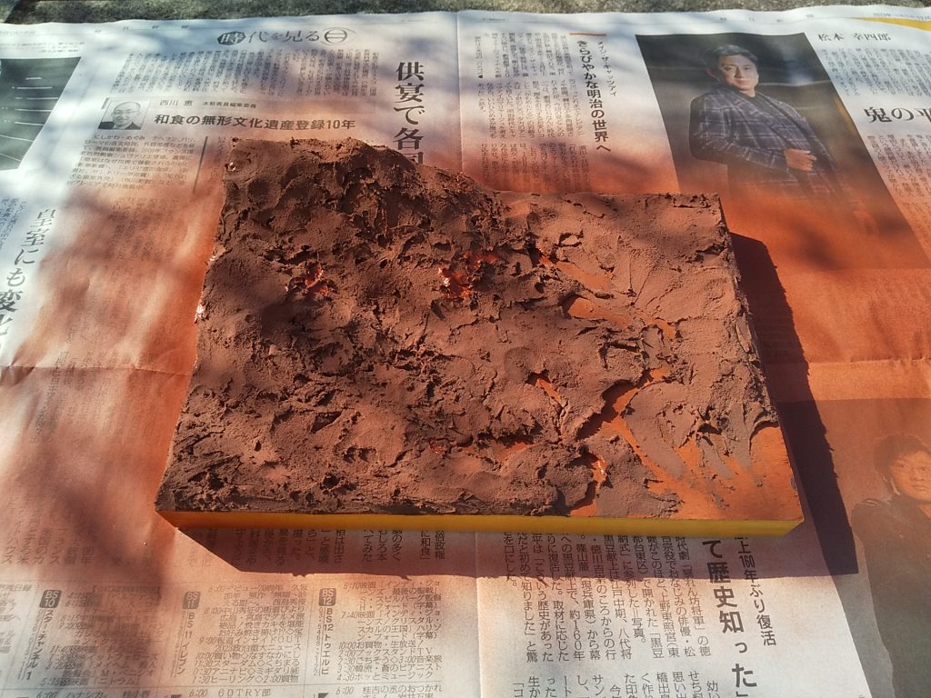 赤サフ(オキサイドレッド)。