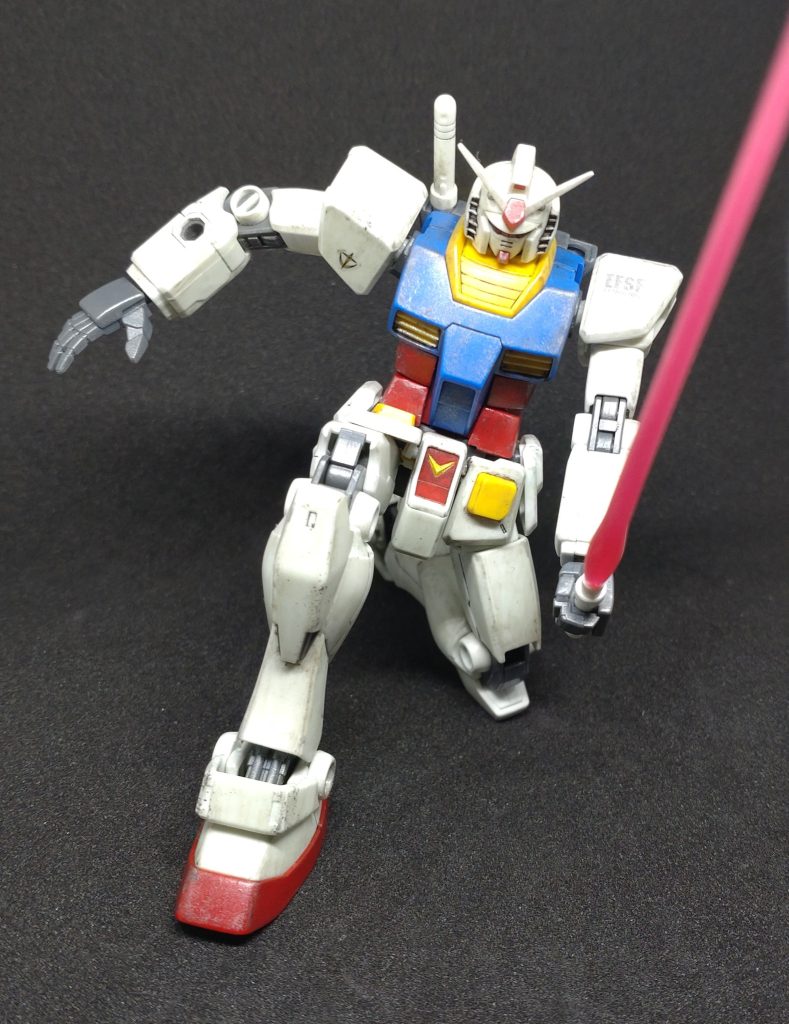 ビームサーベル。可動が素晴らしい!