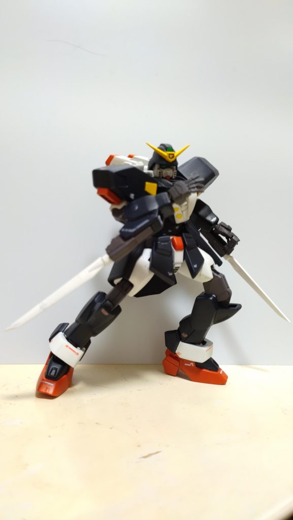 関節のフル置き換えで最近のHG位には可動範囲確保できました!一応足は180°近く開脚可能です