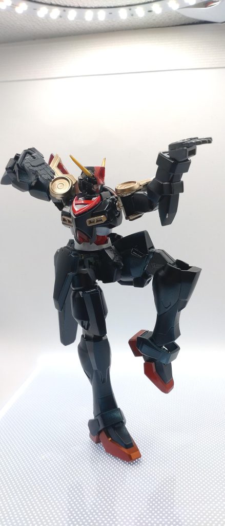 マスターガンダムみたいなポーズ。