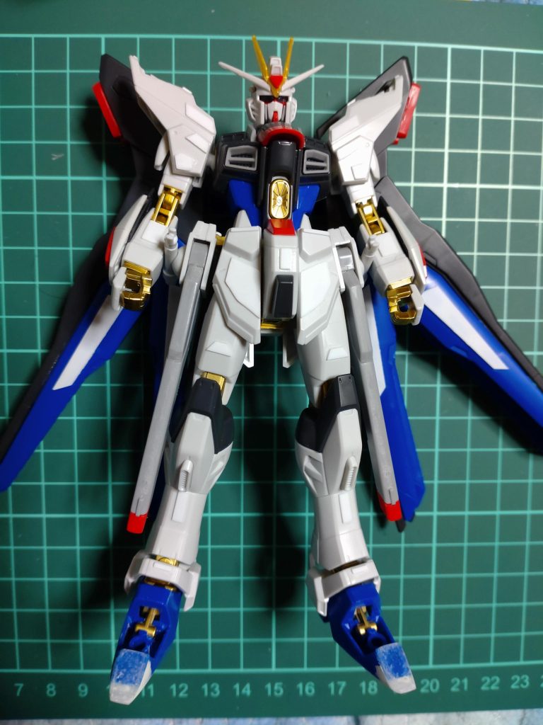 仮組み。何か一部パーツが付いてませんが、改修箇所は分かりやすいかと。