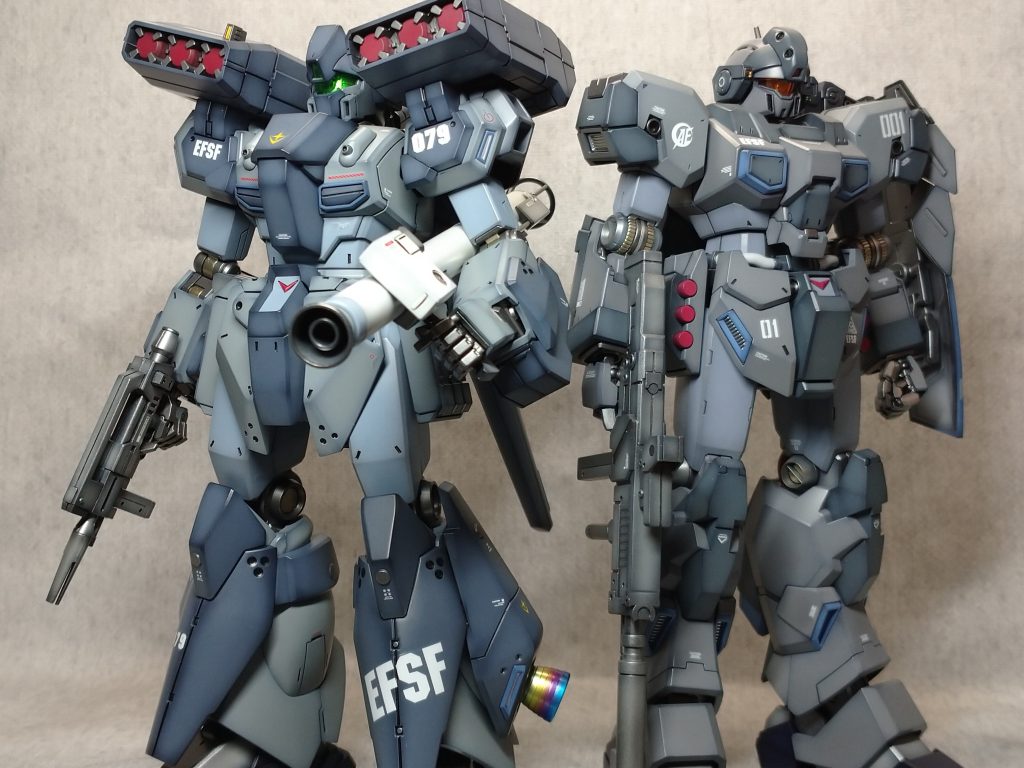 前作のジェスタとツーショット並べると特殊部隊感が増しますね