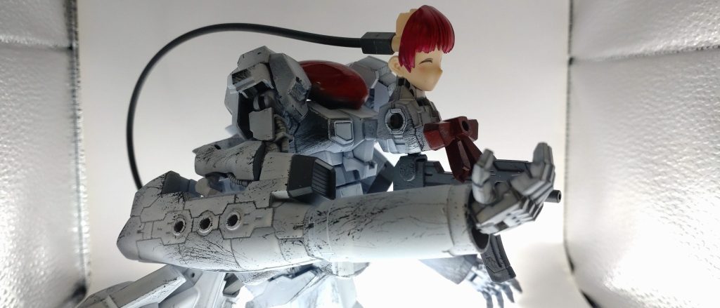 いつもの黒チッピング。テキトーにするだけでも雰囲気が出るので気に入ってます。