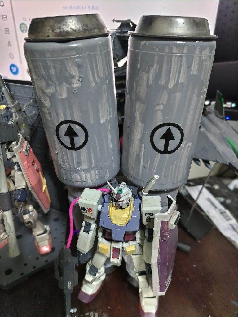 完成してから、ちょうどいいサイズだったのでフェアリングを追加した。