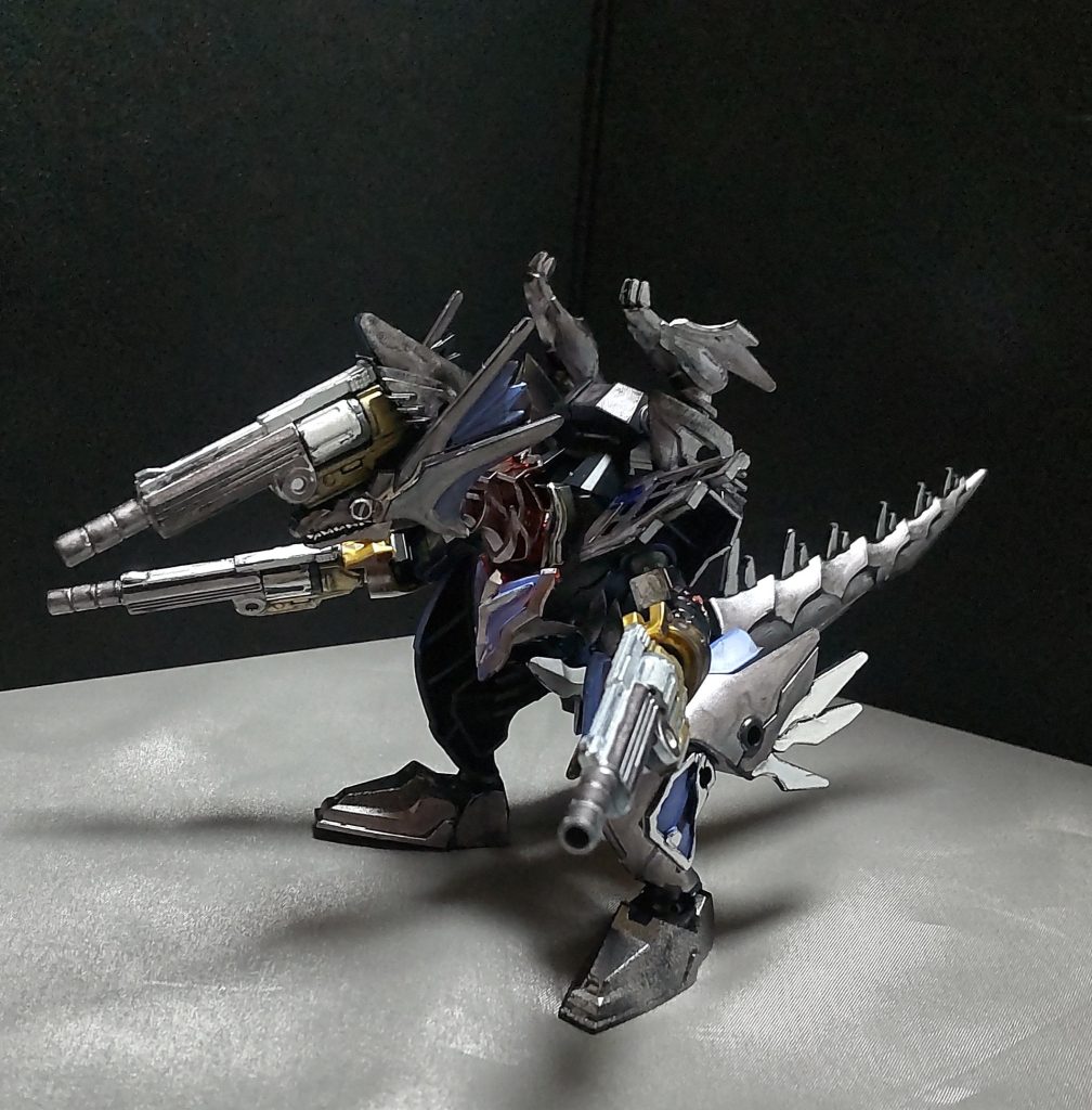 姿勢を低く構える