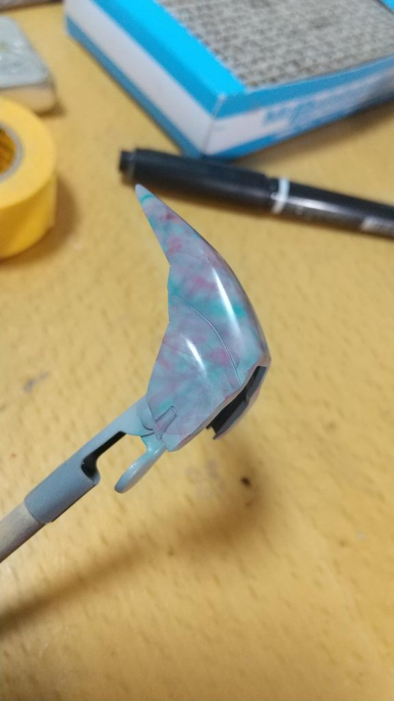 アーマーには仕込みを入れて良くみるとムラになるようーに♪