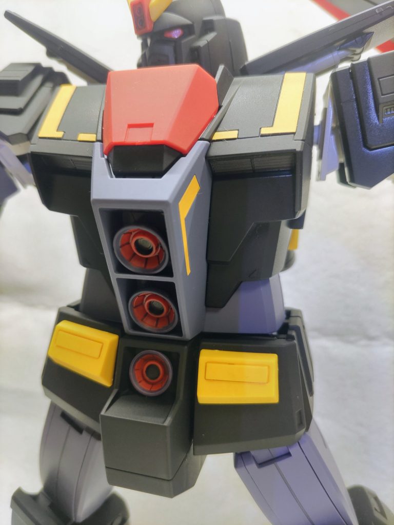 3連装拡散メガ粒子砲をガンマカ塗装。