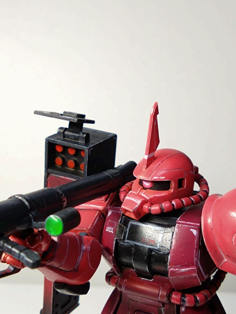 ミサイルハッチオープンです。塗装の途中何故か床に落ちていてハッチが取れていた時は焦りましたが瞬間接着剤で無事に付きました。😅