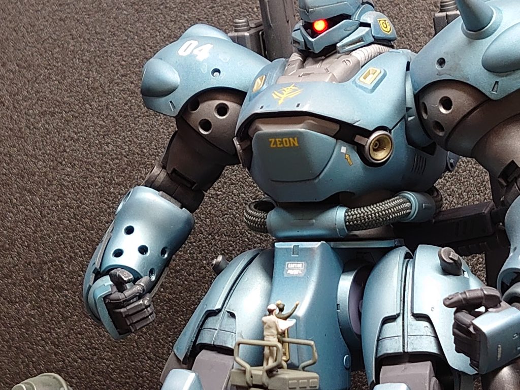 整備している風味で