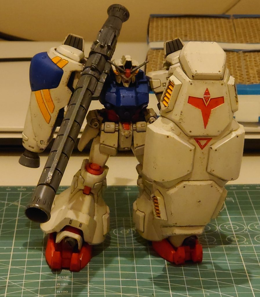 部分塗装、つや消し、ウェザリングカラー、スポンジチッピング、ドライブラシのお手軽ウェザリングです。