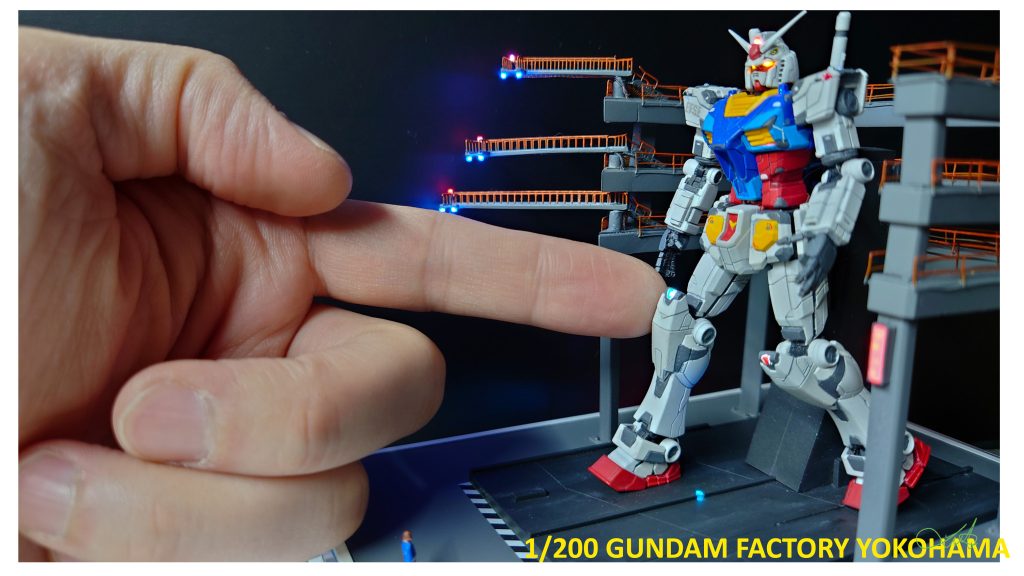 1/200 RX-78F00 「音」と「光」と「可動」 ヨコハマガンダム製作プロジェクト–3枚目/制作者：kwluk717