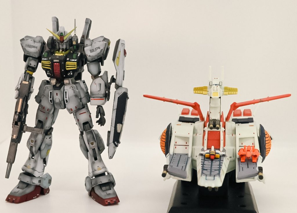 以前作ったRGマークIIとお揃いでパチリ📷