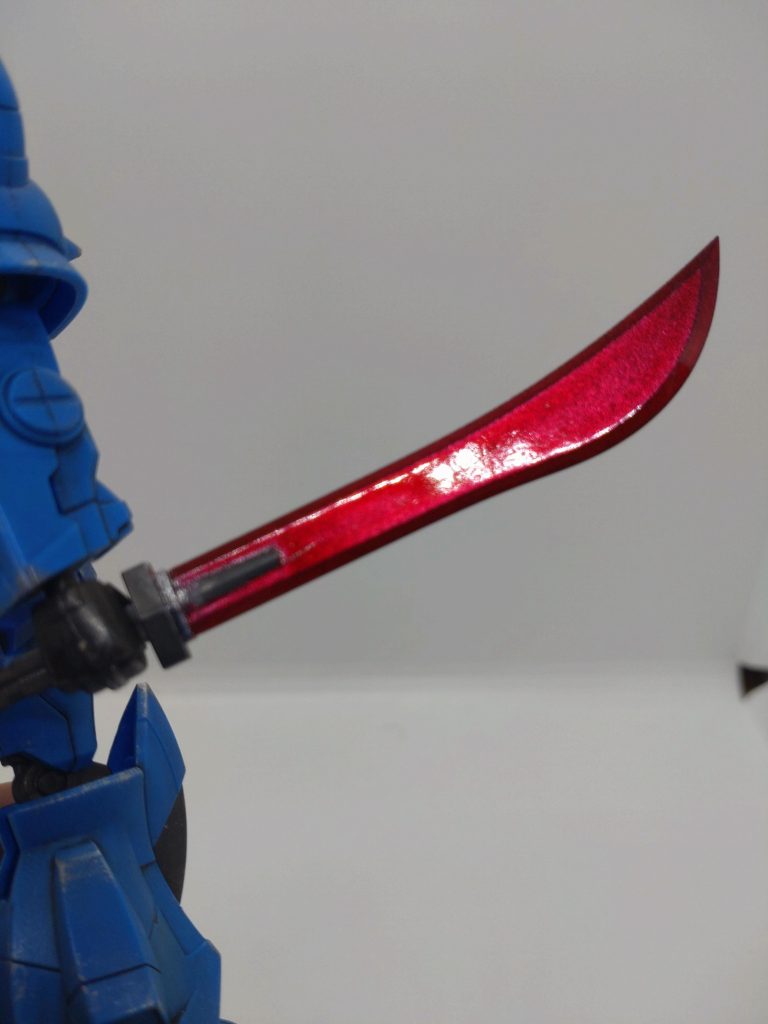 ヒートサーベルだけ塗装してみました♥あとは全て成形色です。