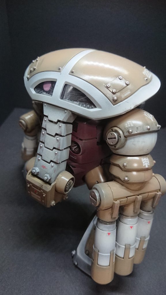 汚しもありますが、まだエアブラシ使ったくらいに確か制作したくらいなのであまり上手くないですね😅