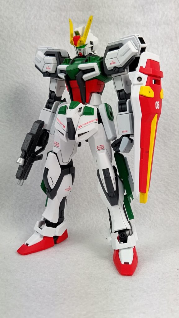 装備状態ビームライフルは切り詰めて短いショートビームライフルにしています