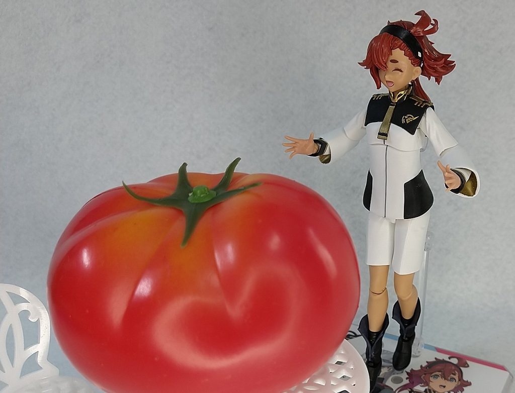 「わぁ、ミオリネさんのトマト!!」