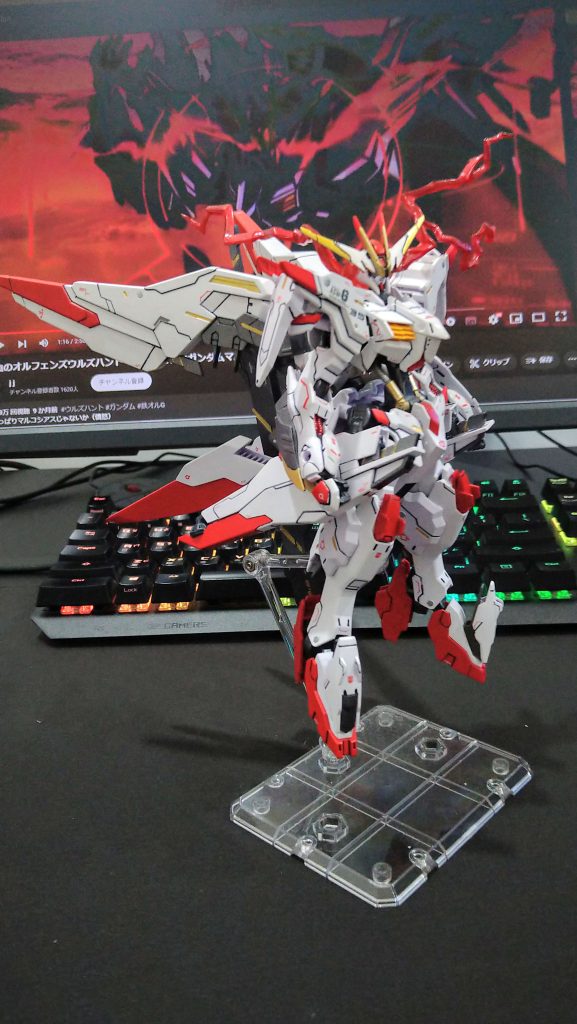 HG ガンダムマルコシアス+ガンダム端白星第2形態–2枚目/制作者：RED4038