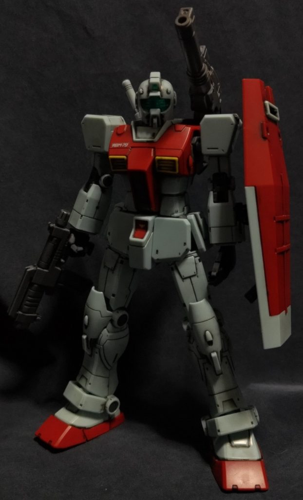 素組み＆スミ入れのみです。水転写式デカールは、寒いからか、水につけてもシートから剥がれないので、断念しました。