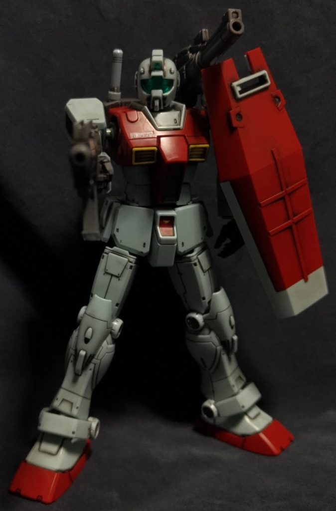 ビームスプレーガン（前期型）を構えて。以上です、お目汚し失礼しました。