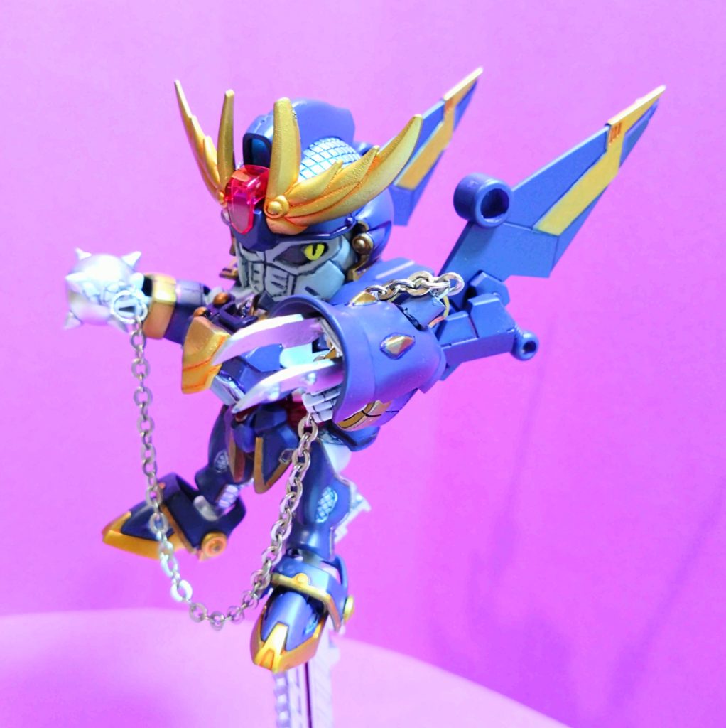 さすがに。原機体の、シールドを可変させてのハンマー射出は難しかったので💦あくまでナンチャッテで。w