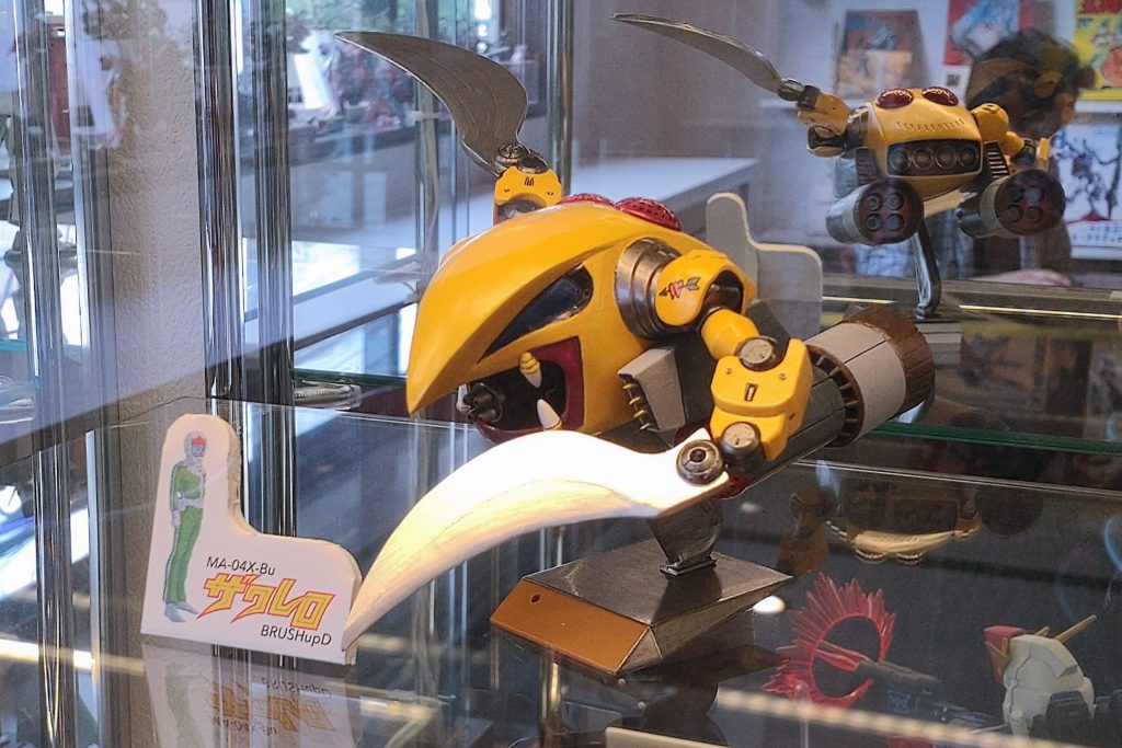 〈オマケ〉プラモカフェ「cafe144」での公募展に出展した際の写真です。