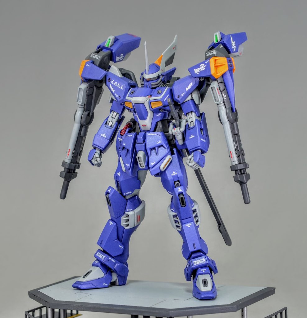 ターミナルの技術者が趣味でシグーDAを最新技術でアップデートしたという設定で製作しました。今回は2キットを使用したおてがるミキシングで仕上げです