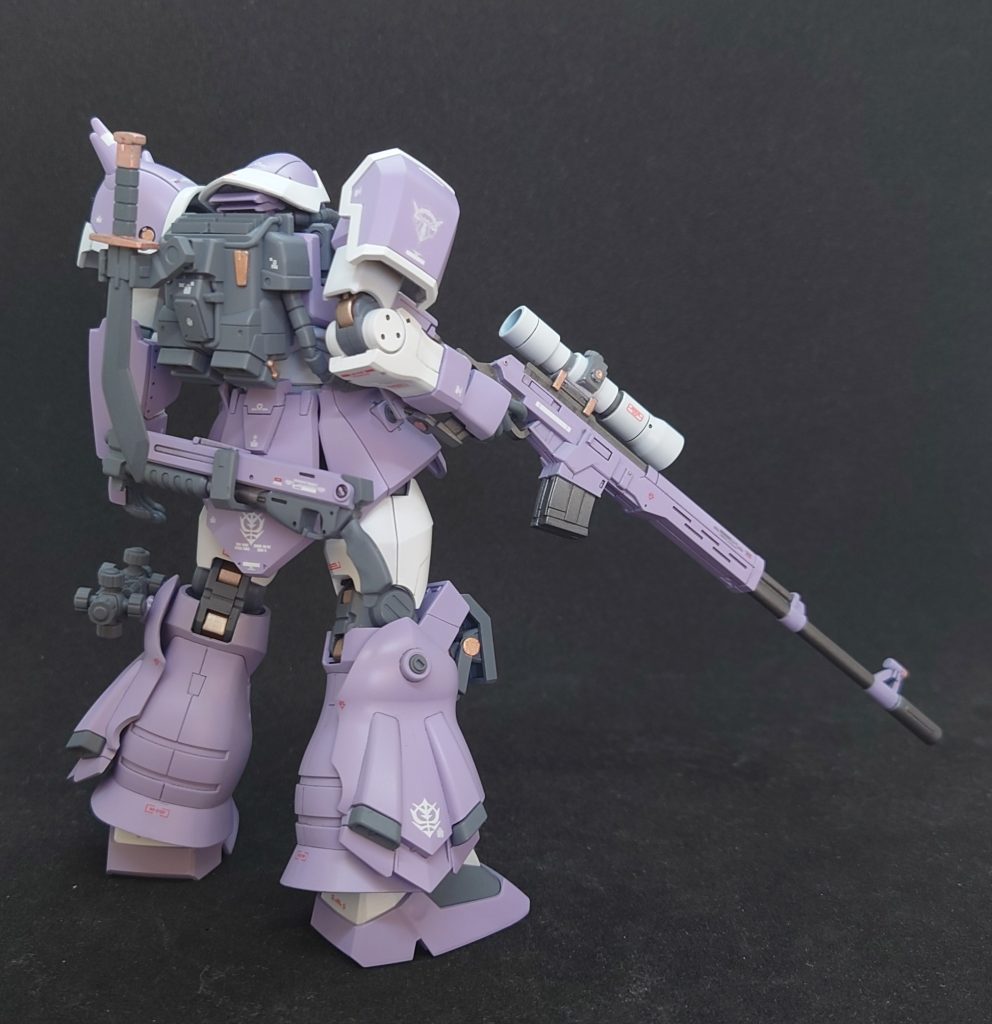 ライフルとショットガンは色が寂しかったので少し塗り分けています。