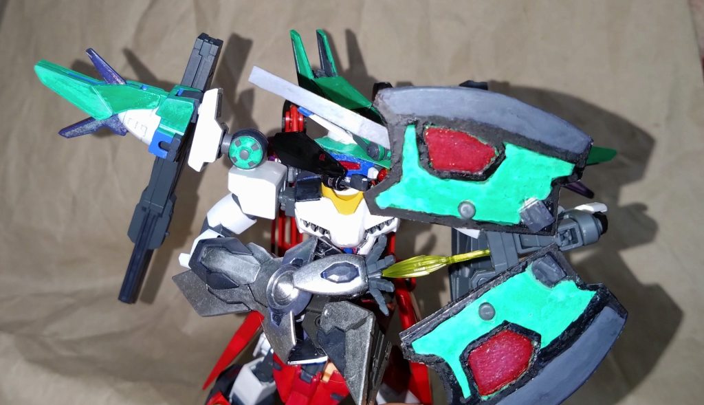 二つ目は命中率と威力を上げた『チャージシューティング』。ネクサスアームの装着が必要とされており、そのアームのパルマフィオキーナのビームをロビンスアローを通して発射。チャージにより発射するまでのタイムラグが発生してしまうが、より遠くの敵を狙撃可能としたモード。