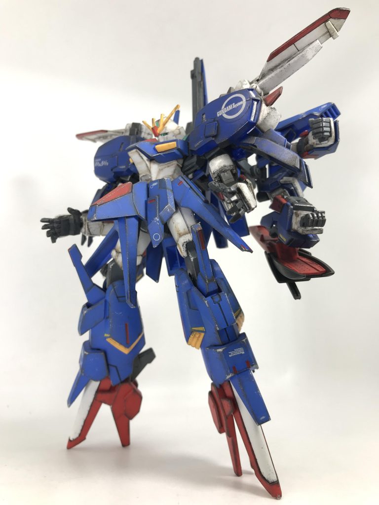 このお手抜きミキシングMSの名称は…フルアーマー サイコ Zガンダムとでも名付けましょうか腕6本とか正気じゃないよね😮