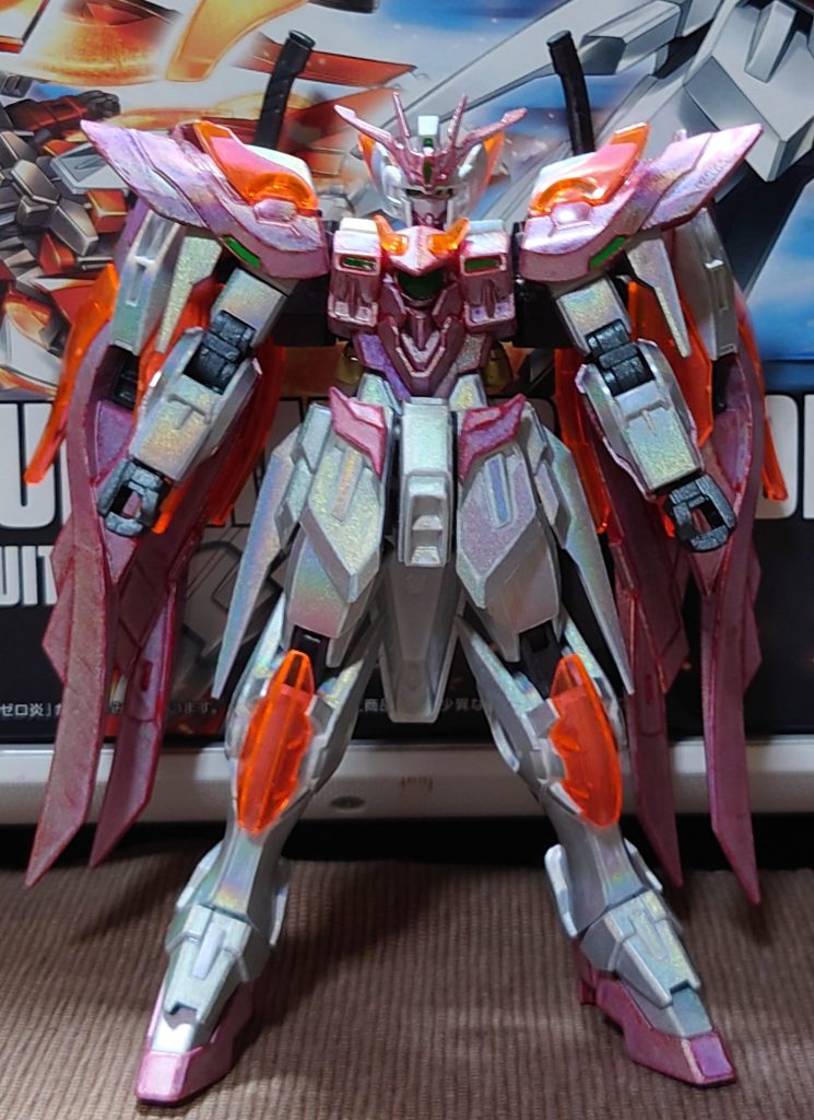 パチ組と同じポーズでの塗装後。