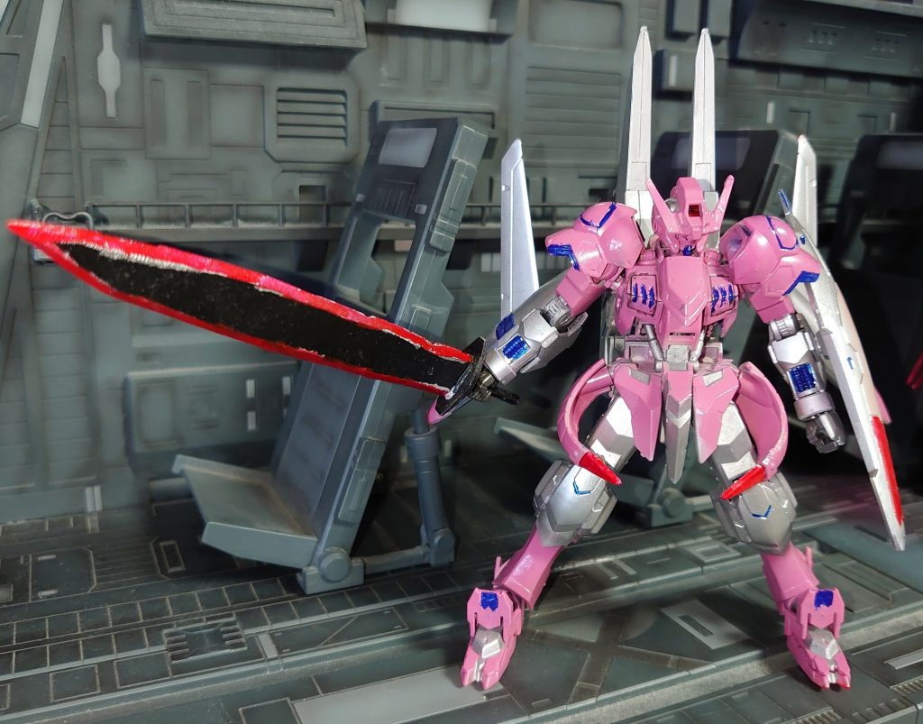 今までに塗ったことのないような配色にしてみました('ω')マルコシアスや端白星が薄いピンクなんで濃いピンクに 