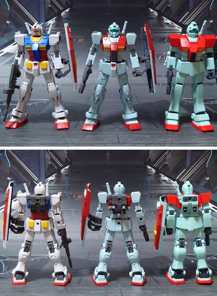 HG 1/144 ジム（ショルダー・キャノン装備/ミサイルポッド装備)–5枚目/制作者：黒井 響介