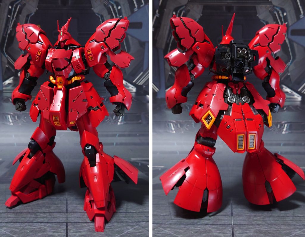 装甲のスライド展開、“発動”モード。