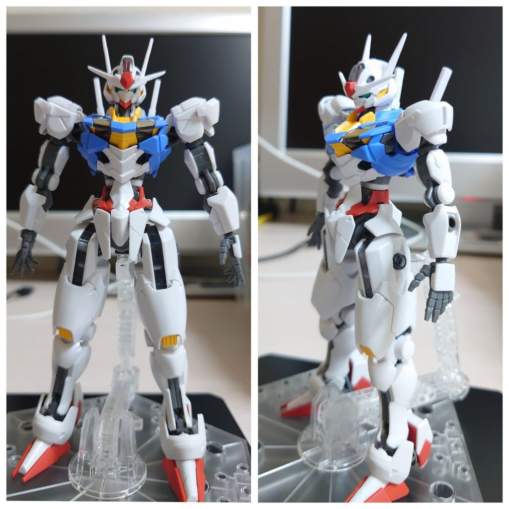 だいぶスタイルが良くなったような気がします。このあと初めての筆塗り塗装で地獄を見ることになるんですが…