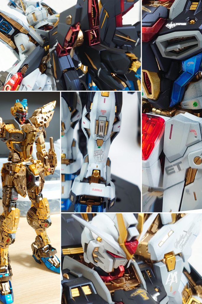 MGEX ストライクフリーダムガンダム グラデーション キャンディ塗装–9枚目/制作者:wat798