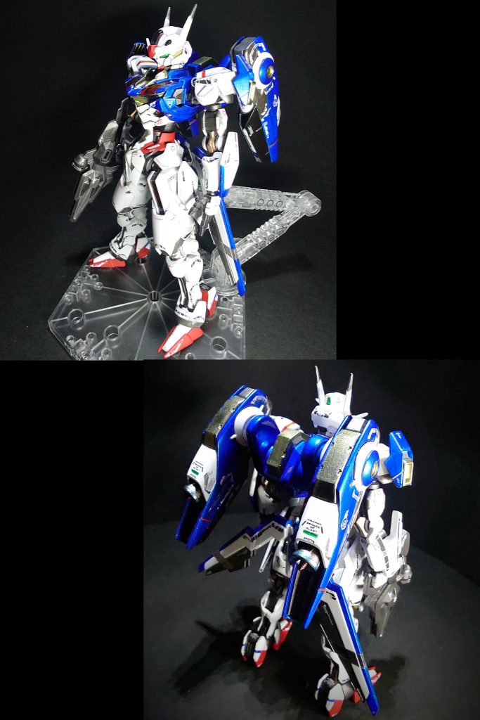 エアリアルのシルエットってほんと綺麗ですよね〜本体塗り終わって眺めてたらデカール貼りたい衝動に駆られてガッツリやっちゃいました