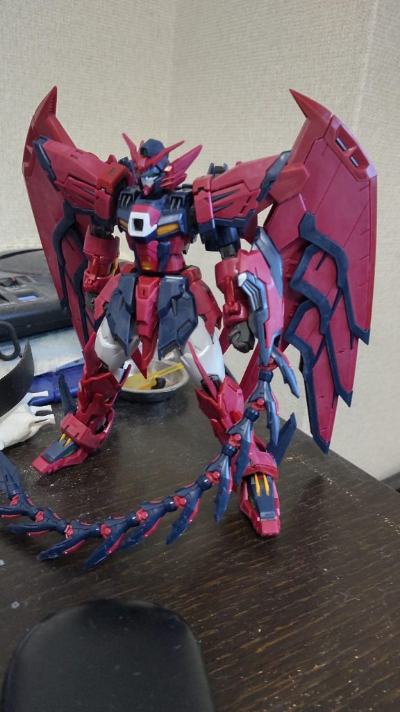 塗装前の状態です。RGは毎回凄いクオリティですよね。