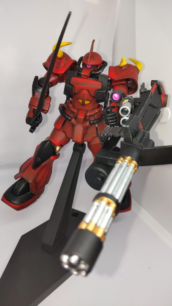 HG ジョニーライデン専用グフカスタム–4枚目/制作者：ウナギ