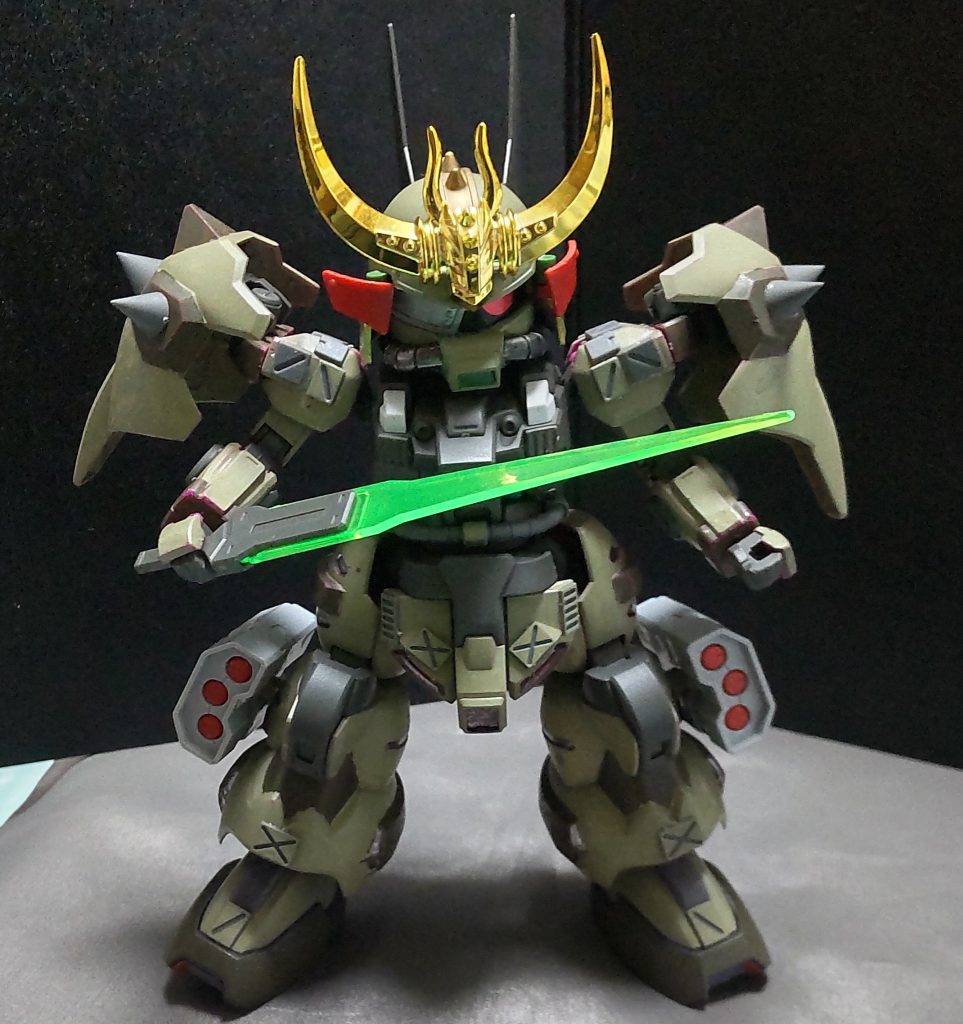 ○ビームトーチ所謂ビームサーベルで、元々はディランザの携行武装で、ザクになってもそのまま使えます。