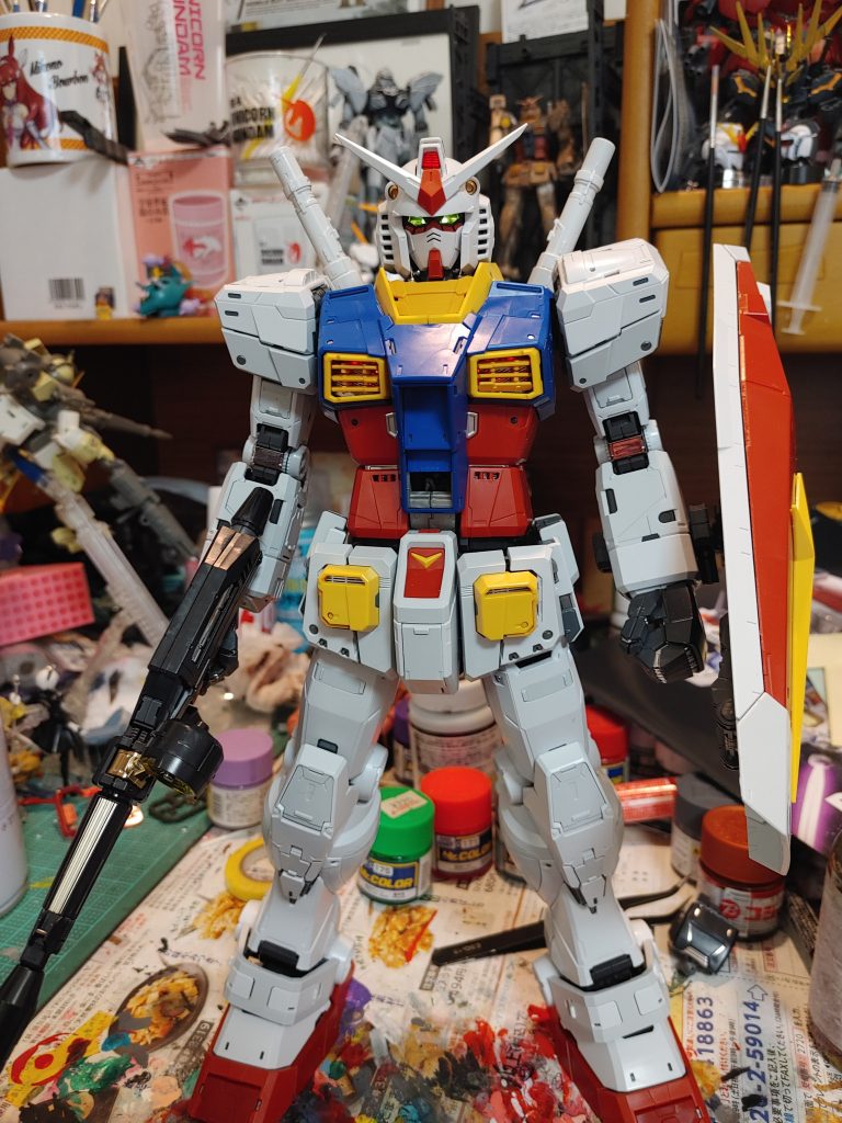 ＰＧ ＵＮＬＥＡＳＨＥＤ 1/60 RX-78-2 ガンダム　素組み