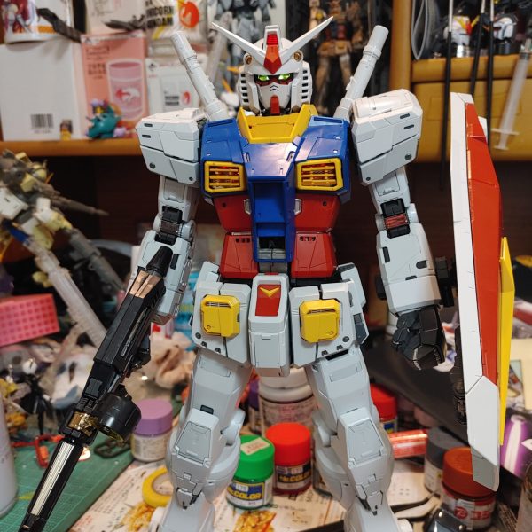 ＰＧ ＵＮＬＥＡＳＨＥＤ 1/60 RX-78-2 ガンダム　素組み