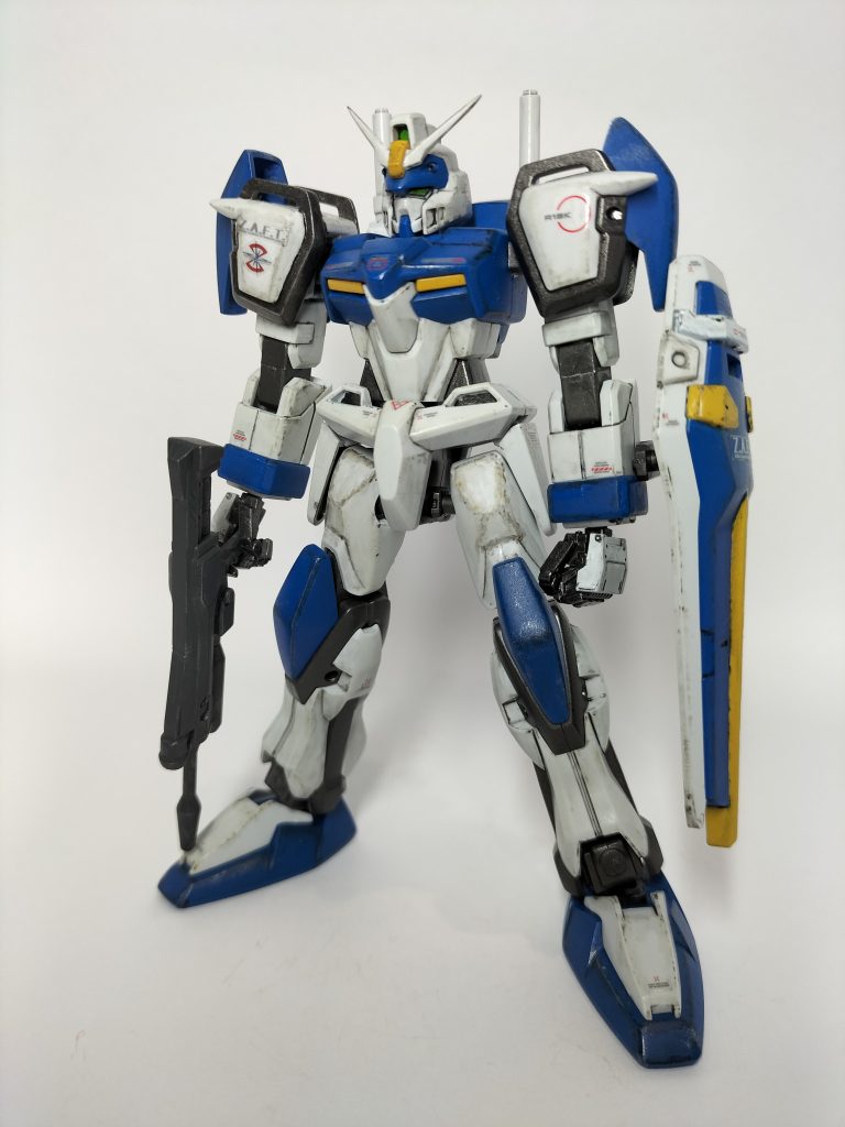 成形色で気になるとこだけ筆塗り。リアルタッチマーカーで軽口ウェザリングです。