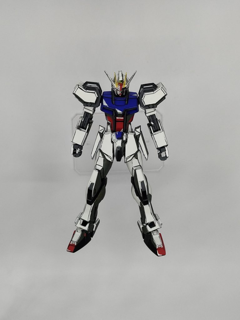 ↑背中の3mm穴にスタンドをつけて真上から撮影しています。