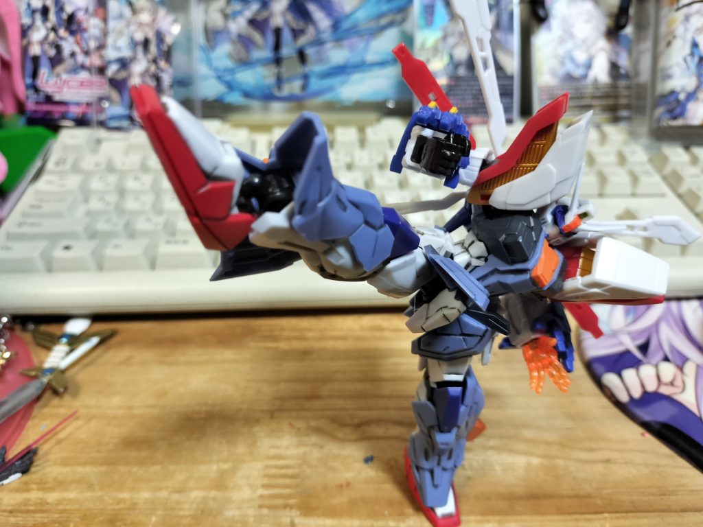 スタンド無しで　片足で立った(；・∀・) 