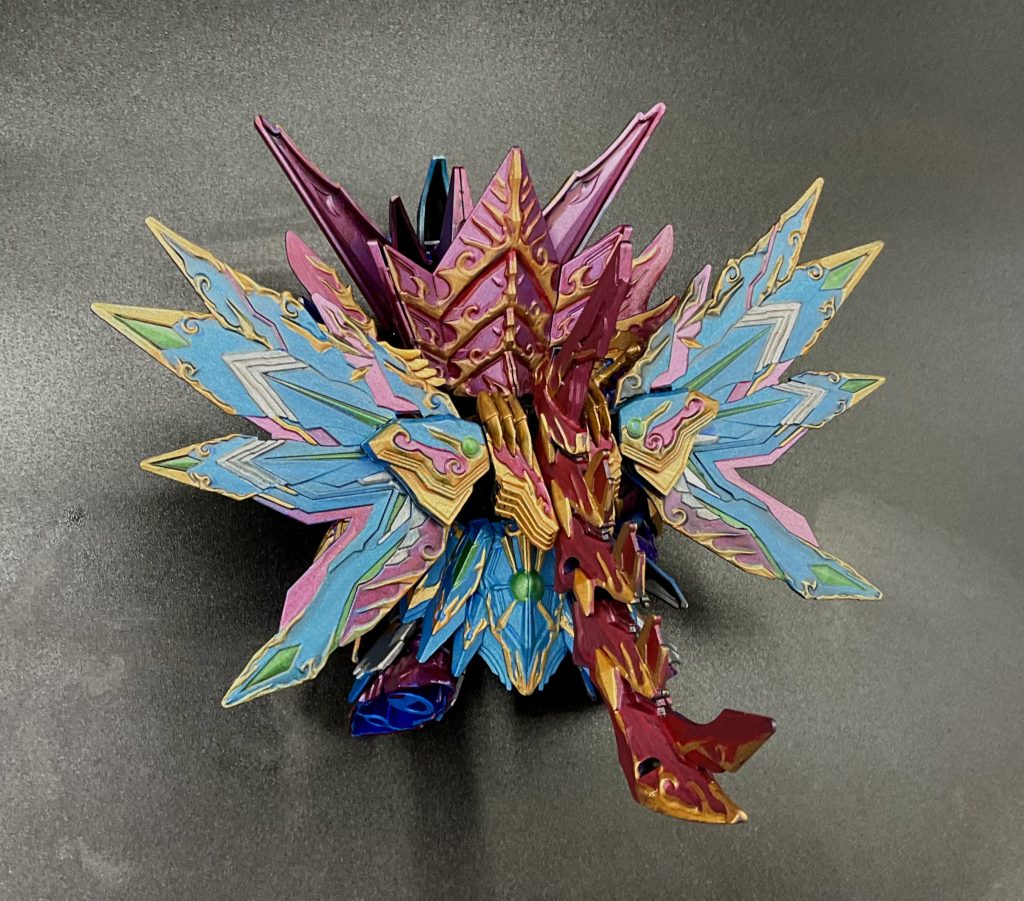 SDガンダムワールドヒーローズ『ドミナントスペリオルダークネスドラゴン』–3枚目/制作者：TORITORU28